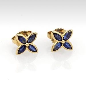ISO: Tiffany Victoria Earrings gold and sapphire vintage